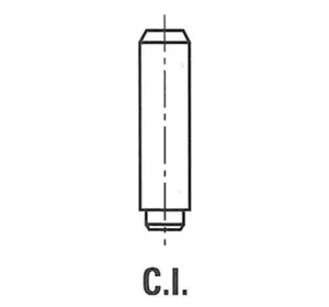 Втулка направляюча клапана 1,9 DCI РЕНО RENAULT TRAFIC 11165